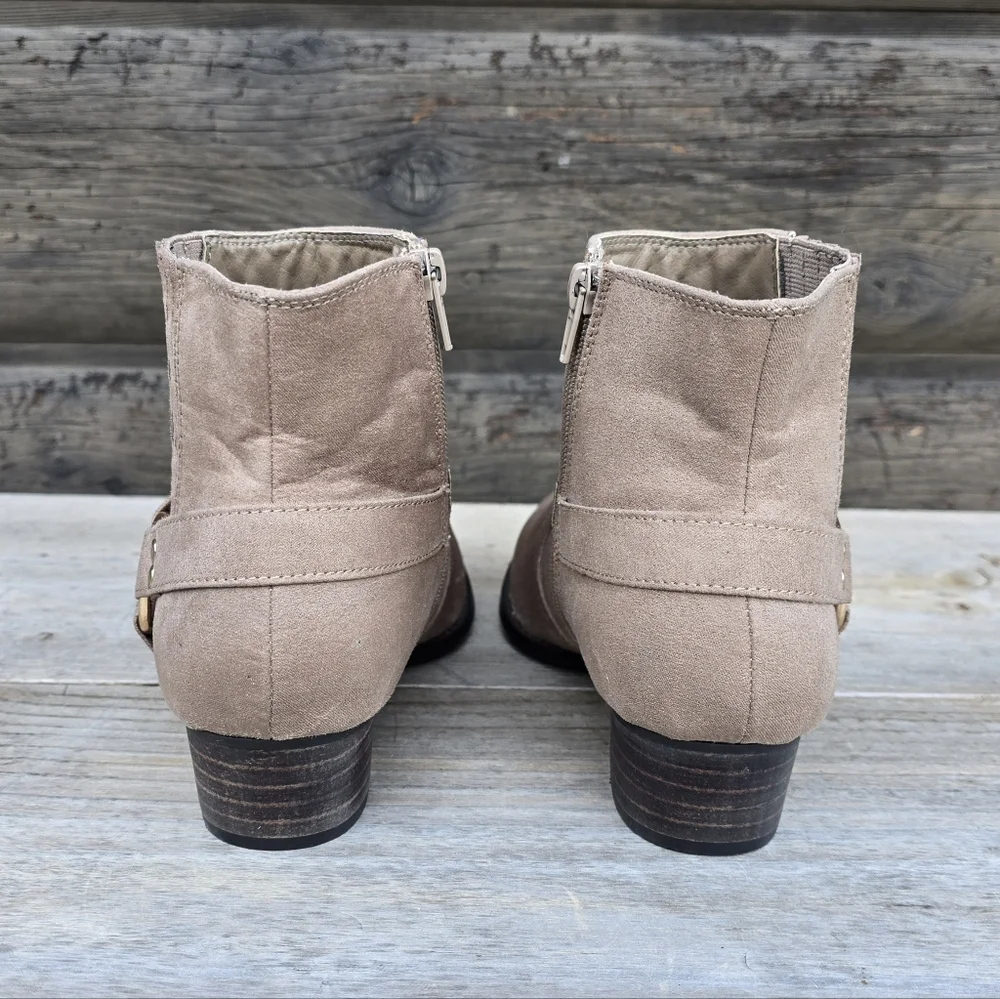 Modern Rush NEW Marta Modern Western Boho Harness Booties 7.5M